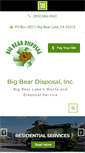 Mobile Screenshot of bigbeardisposal.com